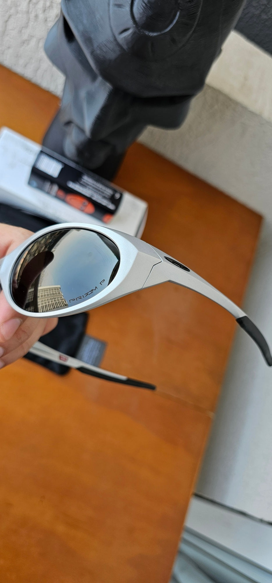 Eye Jacket Armação Cinza/Preta