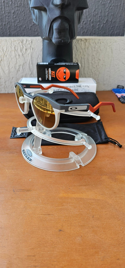 HSTN Armação Cinza Laranja