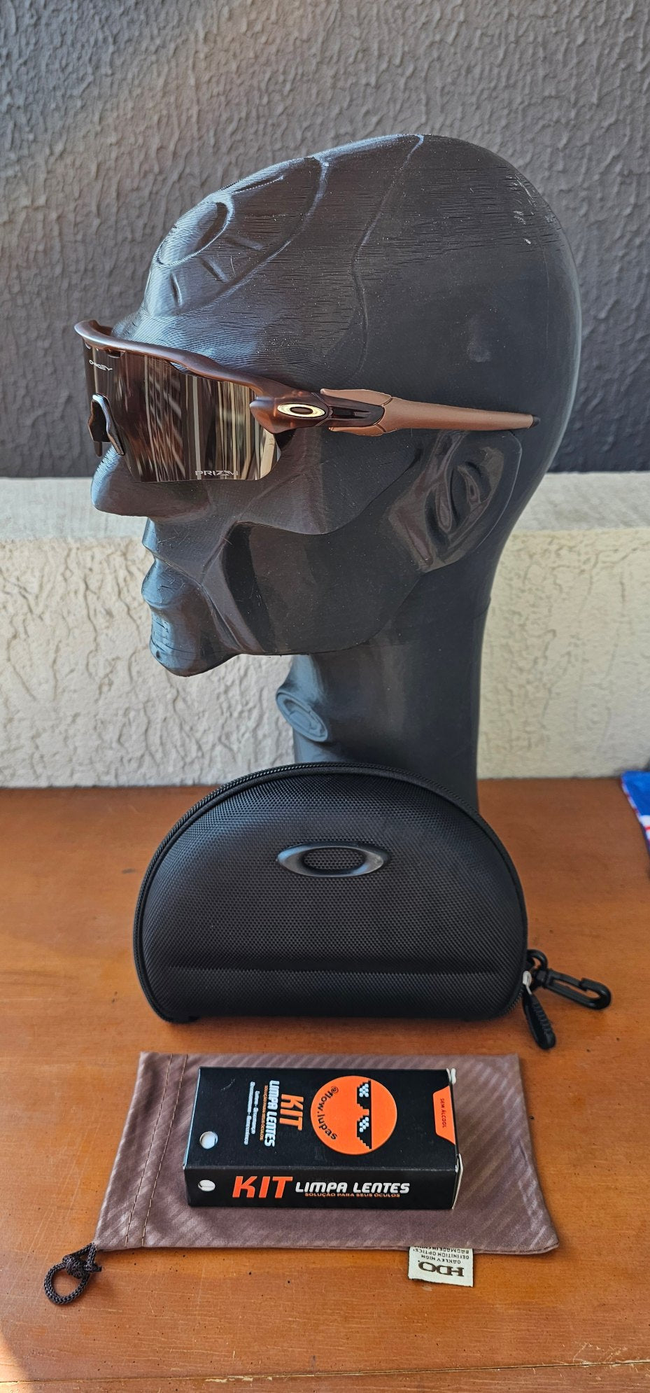 Radar EV - Armação Marrom - Kit 5 Lentes