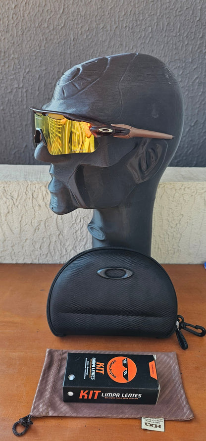 Radar EV - Armação Marrom - Kit 5 Lentes